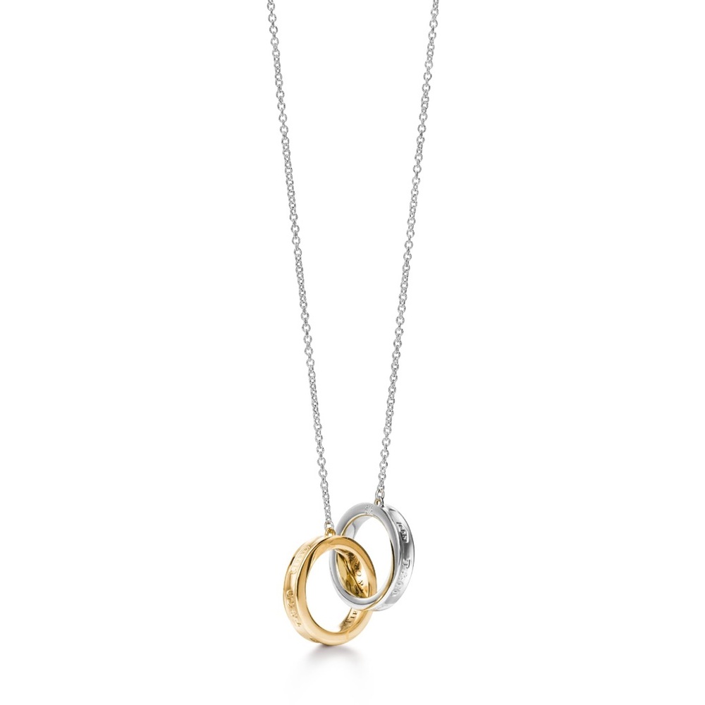 Tiffany & Co Gold and Silver Necklace Celestial Design